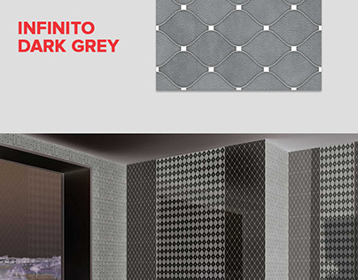 Designer Wall Tiles - Infinito Dark Grey | Wall Tiles