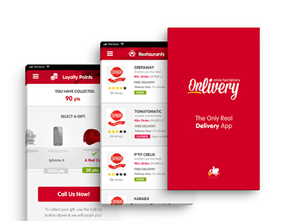 Onlivery App Design Uplift
