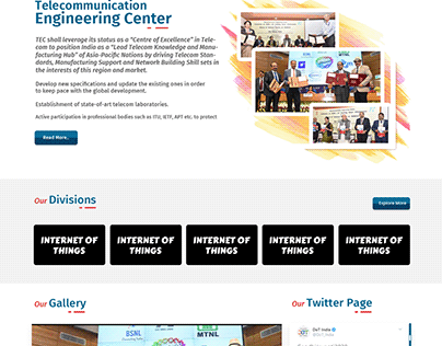 Redesign for Telecommunication Engineering website