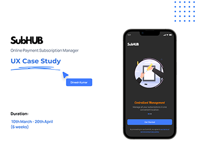 SubHUB - Online payment Subscription App