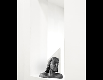 Calm Portrait (Ceramic Sculpture, 2021)