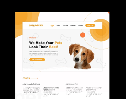 "DOG" website design & Development with dashboard