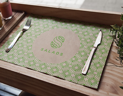 Salads bar (brand identity - mockup - motion graphic )