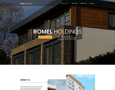 Romel Holdings Web Design