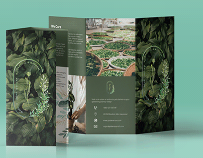 Gardening Brochure Trifold