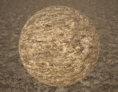 Photoscanned PBR material - Rock