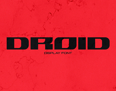 Droid - Free Futuristic Display Font