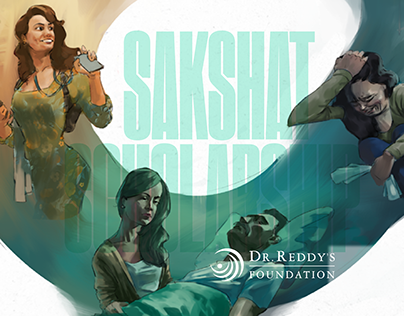 Illustrations for Sakshat Scholarship