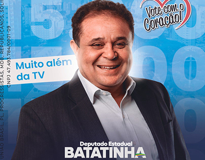 Flyer - Deputado Batatinha