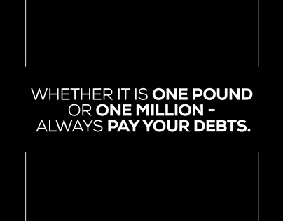 Whether It Is One Pound Or One Million
