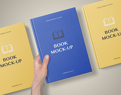 Book Mockup – Set 3