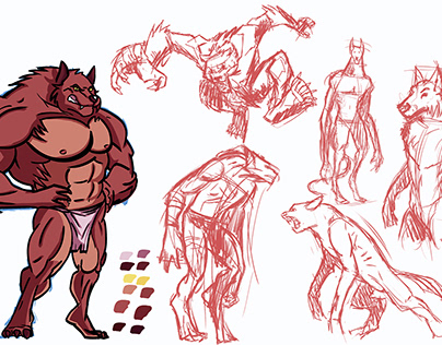 Werewolf Character Design