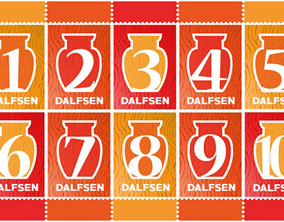 Postzegel + Postzegelvel - Dalfsen