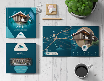 Villa Catalogue & Brochure . Graphic design.