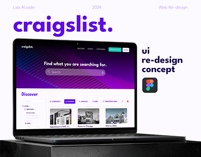 Project thumbnail - Craigslist UI Re-design