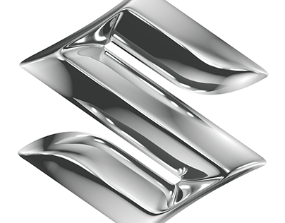 Chrome Suzuki logo