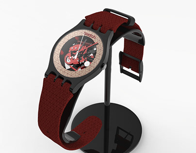 Swatch 3D concept and poster