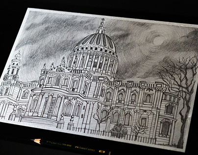 My Drawing Practice // St Paul's Cathedral