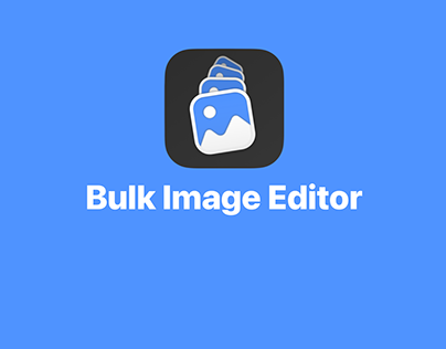 Bulk Image Editor App for iPhone, iPad and Mac