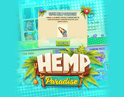 Project thumbnail - Game UI - Hemp Paradise