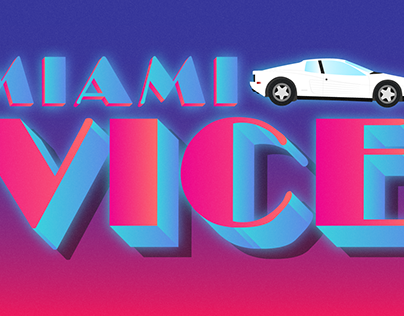 Miami Vice Illustration