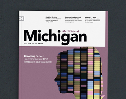 Medicine at Michigan Magazine redesign