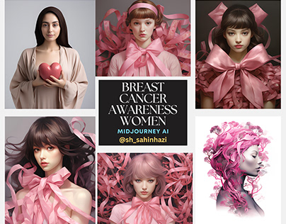 Breast cancer Awareness women - Midjourney ai