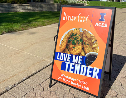 Bevier Café Sidewalk Sandwich Boards