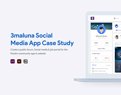 Social Media App UI/UX Design Case Study