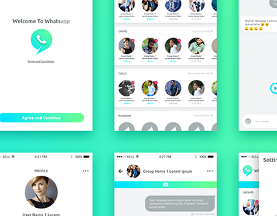 Whatsapp Redesign Concept By Vineeth.K