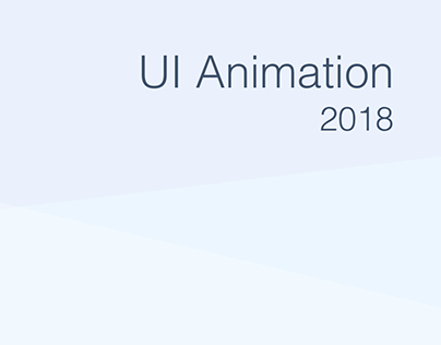 UI Animation | 2018
