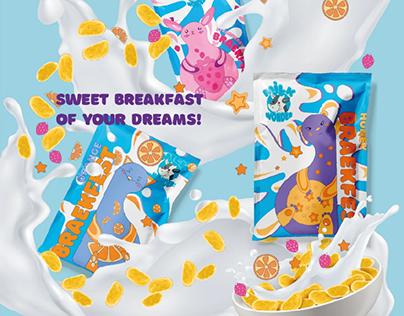 Illustrations for the brand of children's breakfasts