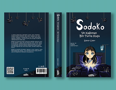 Sadako ve Kağıttan Bin Turna Kuşu Book Cover Design