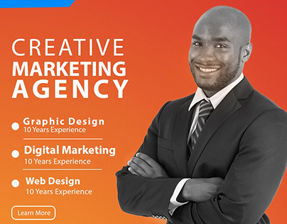 marketing agency poster design