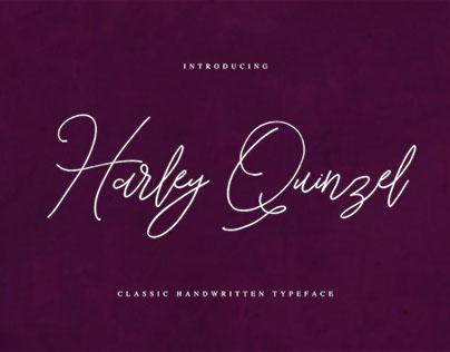 Harley Quinzel [Free Font]