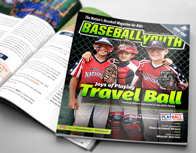 Baseball Youth Magazine Layout & Design