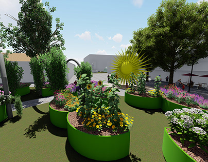 Public space as a community garden