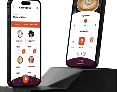 Project thumbnail - Coffee Shop App UI