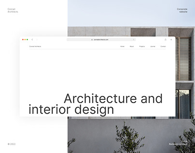 Conrad Architects | e-commerce website redesign