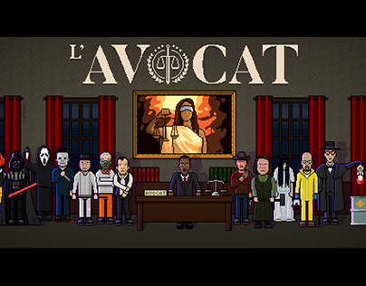Pixel Art of L'Avocat (The Lawyer) by Chronik Fiction