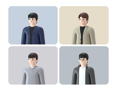 POCKET COMPANY｜3D Character Design