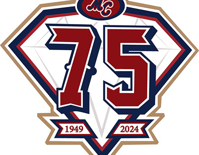 Mid-City Little League 75th anniversary patch