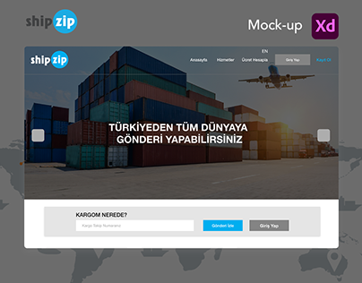 ShipZip Mockup