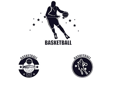 The emblem of the basketball