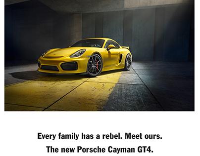 The new Porsche Cayman GT4