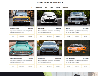 Car Website Shopify Website Home Page By Gtech Gobinda