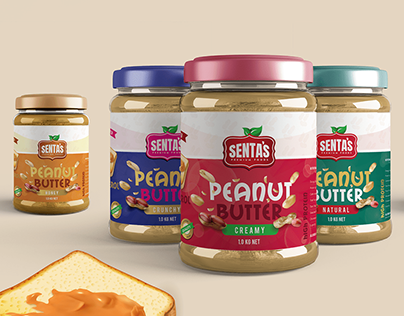 Senta's ® / Peanut Butter Branding & Packaging