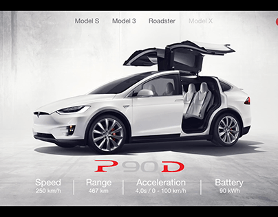 Tesla Model X Alternative Landing Page