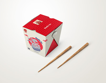 Noodle hut package design (kimchi)