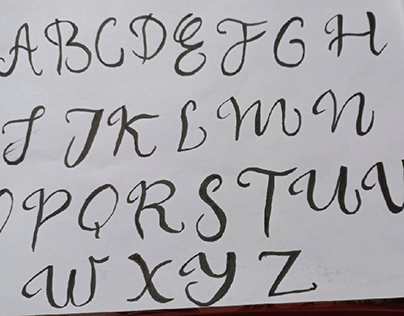 calligraphy alphabets